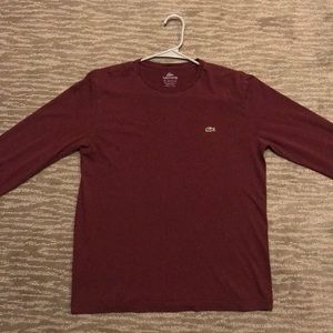 Lacoste pima cotton long sleeve